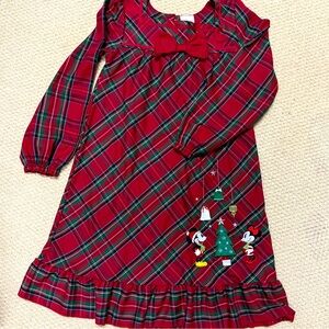 Disney Festive Plaid Kids Nightgown